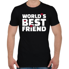 PRINTFASHION A világ legjobb barátja - Férfi póló - Fekete