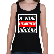 PRINTFASHION A világ legviccesebb nővére - Női atléta - Fekete