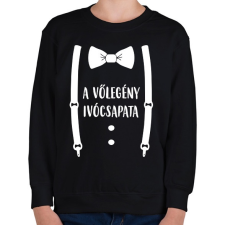 PRINTFASHION A vőlegény ivócsapata - Gyerek pulóver - Fekete gyerek pulóver, kardigán