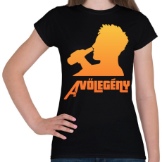 PRINTFASHION A VŐLEGÉNY - Női póló - Fekete
