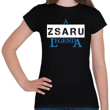 PRINTFASHION A zsaru legenda - Női póló - Fekete női póló