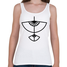 PRINTFASHION Aang avatar - Női atléta - Fehér női trikó