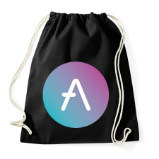 PRINTFASHION AAVE Logo - Sportzsák, Tornazsák - Fekete tornazsák