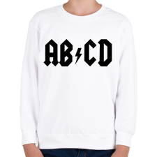 PRINTFASHION ABCD - Gyerek pulóver - Fehér gyerek pulóver, kardigán