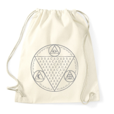 PRINTFASHION Abracadabra - Sportzsák, Tornazsák - Natúr tornazsák