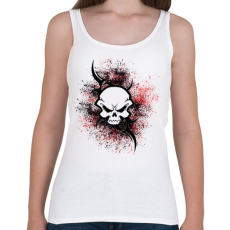 PRINTFASHION absztrakt skull - Női atléta - Fehér