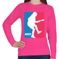 PRINTFASHION ACDC Angus - Női pulóver - Fukszia