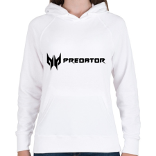 PRINTFASHION Ace Predator logo - Női kapucnis pulóver - Fehér női pulóver, kardigán