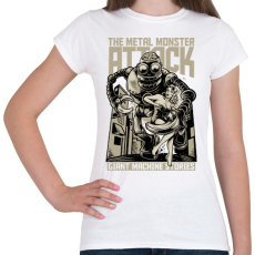 PRINTFASHION Acélszörny - Női póló - Fehér