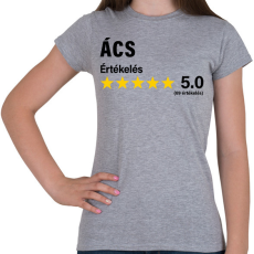 PRINTFASHION Ács Értékelés ***** 5.0 (69 értékelés) - Női póló - Sport szürke