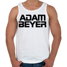 PRINTFASHION Adam Beyer black - Férfi atléta - Fehér