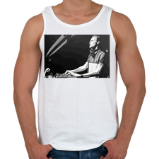 PRINTFASHION Adam Beyer - Férfi atléta - Fehér atléta, trikó