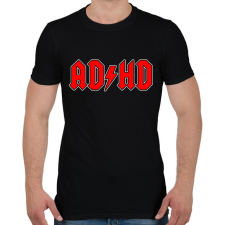 PRINTFASHION ADHD - Férfi póló - Fekete férfi póló