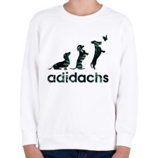 PRINTFASHION Adidachs #2 - Gyerek pulóver - Fehér gyerek pulóver, kardigán