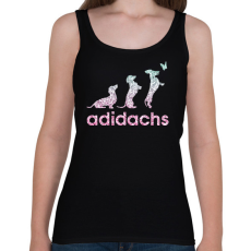 PRINTFASHION Adidachs #3 - Női atléta - Fekete