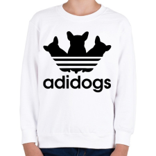 PRINTFASHION Adidogs - Gyerek pulóver - Fehér gyerek pulóver, kardigán