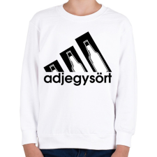 PRINTFASHION adjegysört márkaparódia - Gyerek pulóver - Fehér gyerek pulóver, kardigán