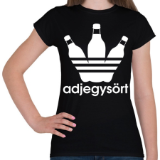 PRINTFASHION Adjegysört - Női póló - Fekete női póló