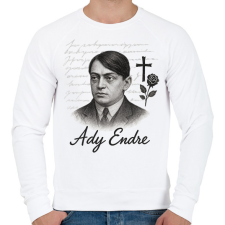 PRINTFASHION ady endre - Férfi pulóver - Fehér férfi pulóver, kardigán