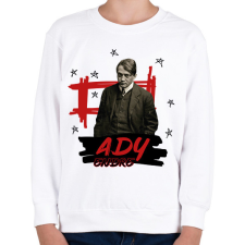 PRINTFASHION Ady Endre - Gyerek pulóver - Fehér gyerek pulóver, kardigán