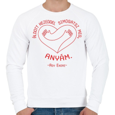 PRINTFASHION Ady Endre - Itthon - Férfi pulóver - Fehér férfi pulóver, kardigán