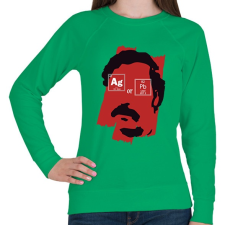 PRINTFASHION Ag or Pb?  - Női pulóver - Zöld női pulóver, kardigán