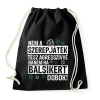 PRINTFASHION Agresszív szerepjátékos - Sportzsák, Tornazsák - Fekete