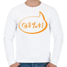 PRINTFASHION agrrr-orange - Férfi pulóver - Fehér