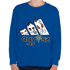 PRINTFASHION agy..érgörcs adidas 2 - Gyerek pulóver - Királykék