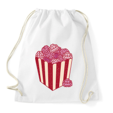 PRINTFASHION Agy popcorn - Sportzsák, Tornazsák - Fehér tornazsák