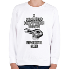 PRINTFASHION agyfélteke probléma kutya ws zsiráf - Gyerek pulóver - Fehér gyerek pulóver, kardigán