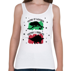 PRINTFASHION Ahogy én látom - Női atléta - Fehér