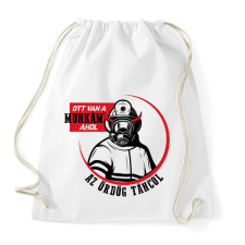 PRINTFASHION Ahol az ördög táncol - Sportzsák, Tornazsák - Fehér tornazsák