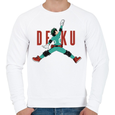 PRINTFASHION Air Deku - Férfi pulóver - Fehér férfi pulóver, kardigán