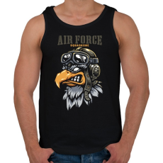 PRINTFASHION Air Force - Férfi atléta - Fekete