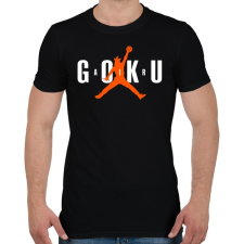 PRINTFASHION AIR GOKU - Férfi póló - Fekete férfi póló
