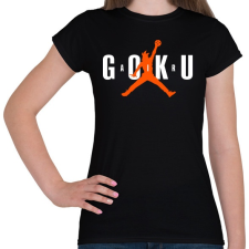 PRINTFASHION AIR GOKU - Női póló - Fekete női póló