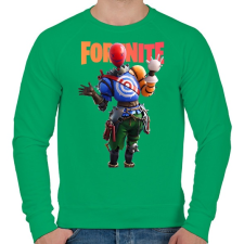 PRINTFASHION Airhead Fortnite - Férfi pulóver - Zöld férfi pulóver, kardigán