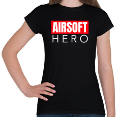 PRINTFASHION AIRSOFT HERO - Női póló - Fekete