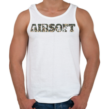 PRINTFASHION Airsotf - terepmintás - Férfi atléta - Fehér atléta, trikó