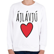 PRINTFASHION Ájlávjú - Gyerek pulóver - Fehér gyerek pulóver, kardigán