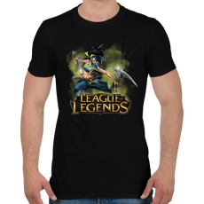 PRINTFASHION Akali - Férfi póló - Fekete