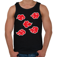 PRINTFASHION Akatsuki felhők - Férfi atléta - Fekete atléta, trikó