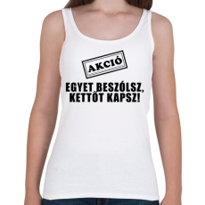 PRINTFASHION Akció!!  - Női atléta - Fehér