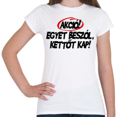 PRINTFASHION Akció! - Női póló - Fehér