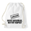 PRINTFASHION Akció!!  - Sportzsák, Tornazsák - Fehér