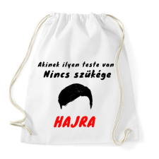 PRINTFASHION AKINEK ILYEN TESTE VAN - Sportzsák, Tornazsák - Fehér tornazsák