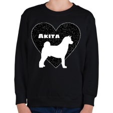 PRINTFASHION Akita - Gyerek pulóver - Fekete gyerek pulóver, kardigán