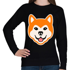 PRINTFASHION Akita - Női pulóver - Fekete