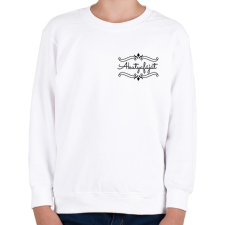PRINTFASHION Akutyafáját - Gyerek pulóver - Fehér gyerek pulóver, kardigán